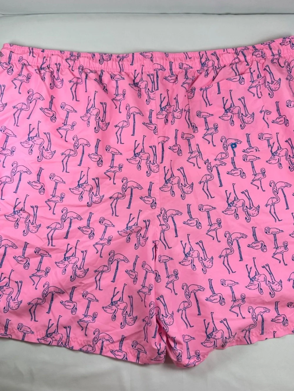 Old Navy Men's Flamingo Swim Trunks Pink Blue 4XL Big & Tall NWOT Lined